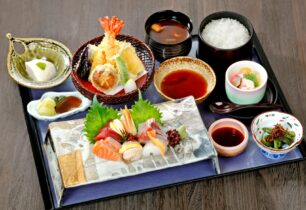 四季彩御膳(刺身・天ぷら付き) 3,870円